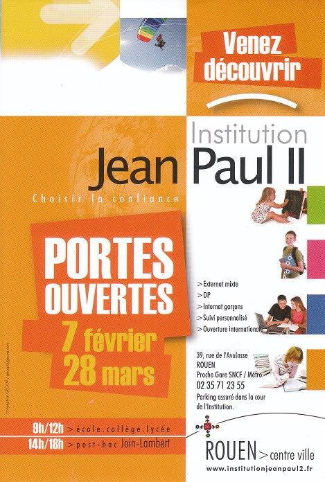 Portes Ouvertes le 28 mars prochain